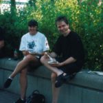 At La Ronde in Montreal... being introduced to vegetarian food !